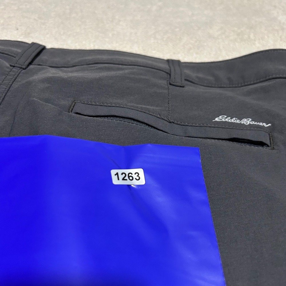 Eddie Bauer Travex Pants Mens 38 32 Dark Gray Hiking Travel Outdoor 1263 - Picture 7 of 7